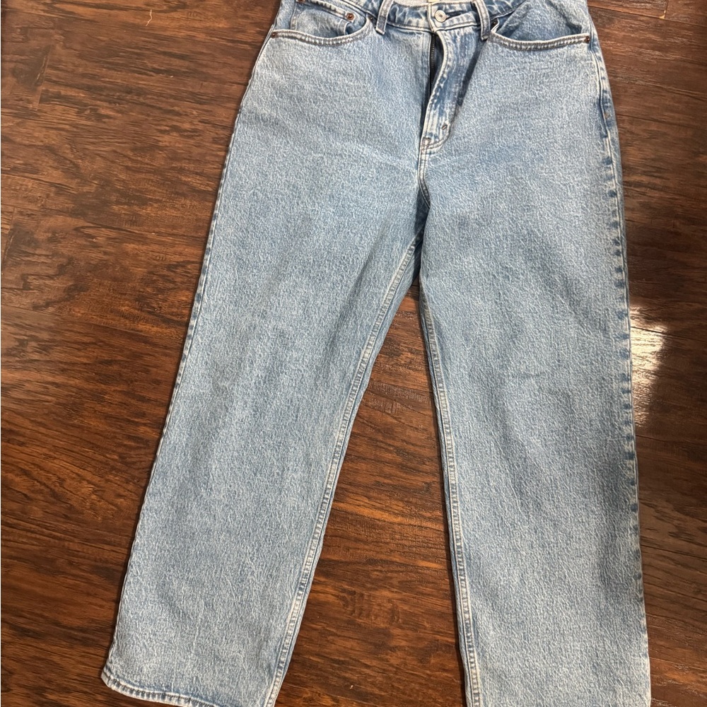 Abercrombie & Fitch Light Blue Straight Jeans